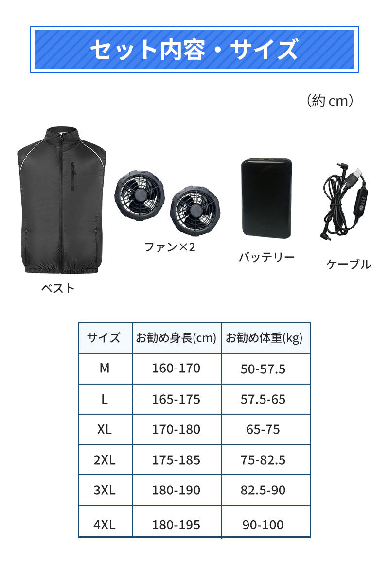 空調ベスト フルセット 空調ウェア 長袖 空調作業服 長袖空調 作業 服 20000mAhバッテリー モバイルバッテリー付き ファンベスト 空調扇風服 3段階強風 36h連続送風 エアコン服 UVカット UPF 50+ 建設作業 アウトドア 父の日