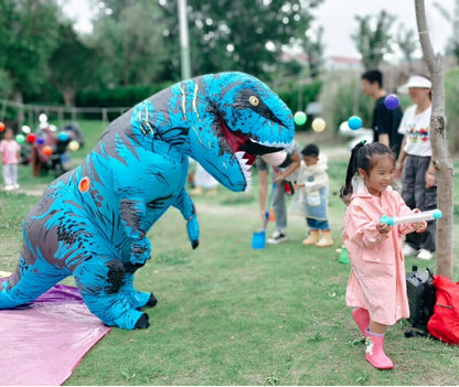 ティラノサウルス レース 顔出し コスプレ 恐竜着ぐるみ  恐竜コスプレ T-REX ハロウィン  怪獣 イベント エアコス インフレータブルスーツ 膨張式  試合 盛り上がる パーティー クリスマス 新年 誕生日 お祝い 卒業 大人用 子供用 膨らむ