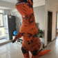 ティラノサウルス レース 顔出し コスプレ 恐竜着ぐるみ  恐竜コスプレ T-REX ハロウィン  怪獣 イベント エアコス インフレータブルスーツ 膨張式  試合 盛り上がる パーティー クリスマス 新年 誕生日 お祝い 卒業 大人用 子供用 膨らむ
