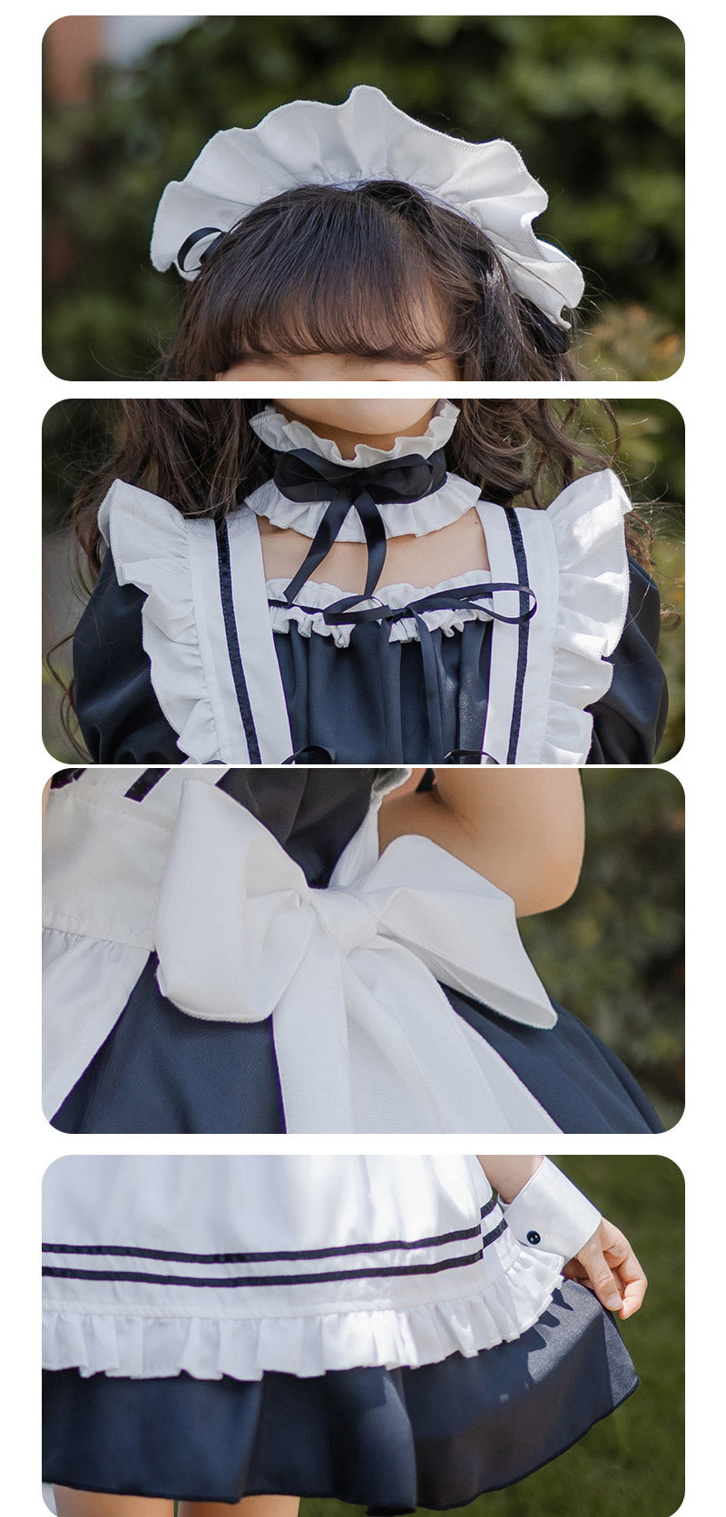 仮装 メイド ハロウィン衣装 子供 メイド服 6点セット ゴスロリ キッズ セット コスプレ レディース ハロウィン ロリータ 親子 子供用 女の子 ハロウィンコスプレ コスチューム 可愛い お姫様 大人 かわいい ハロウィーン  イベント