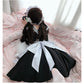仮装 メイド ハロウィン衣装 子供 メイド服 6点セット ゴスロリ キッズ セット コスプレ レディース ハロウィン ロリータ 親子 子供用 女の子 ハロウィンコスプレ コスチューム 可愛い お姫様 大人 かわいい ハロウィーン  イベント