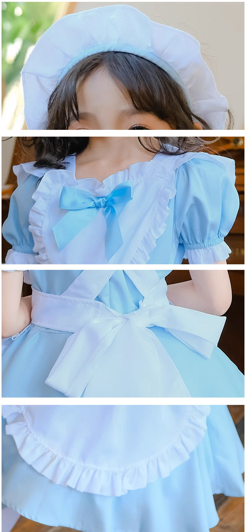 メイド服 子供 コスプレ 3点セット レディース ハロウィン メイド ロリータ 親子 お揃い 女の子 ハロウィンコスプレ キッズ ワンピース コスチューム 可愛い お姫様 大人 仮装 コスプレ衣装 かわいい ハロウィーン パーティー イベント