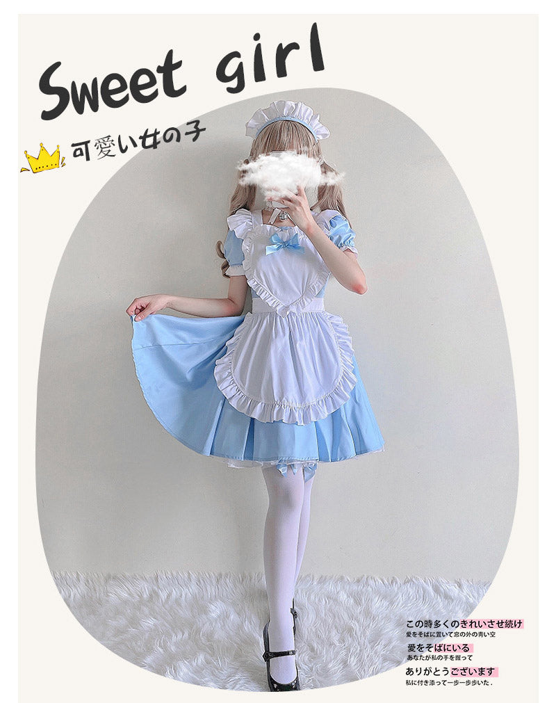 メイド服 子供 コスプレ 3点セット レディース ハロウィン メイド ロリータ 親子 お揃い 女の子 ハロウィンコスプレ キッズ ワンピース コスチューム 可愛い お姫様 大人 仮装 コスプレ衣装 かわいい ハロウィーン パーティー イベント