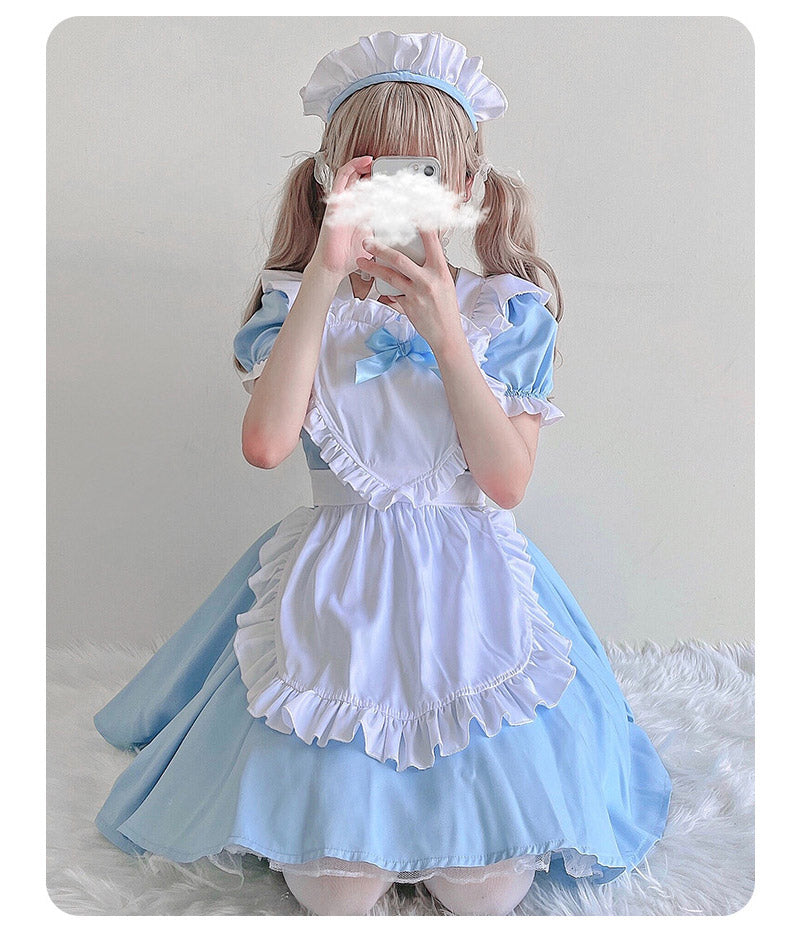 メイド服 子供 コスプレ 3点セット レディース ハロウィン メイド ロリータ 親子 お揃い 女の子 ハロウィンコスプレ キッズ ワンピース コスチューム 可愛い お姫様 大人 仮装 コスプレ衣装 かわいい ハロウィーン パーティー イベント