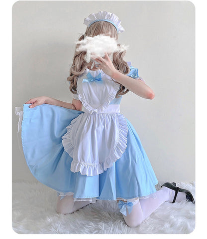 メイド服 子供 コスプレ 3点セット レディース ハロウィン メイド ロリータ 親子 お揃い 女の子 ハロウィンコスプレ キッズ ワンピース コスチューム 可愛い お姫様 大人 仮装 コスプレ衣装 かわいい ハロウィーン パーティー イベント
