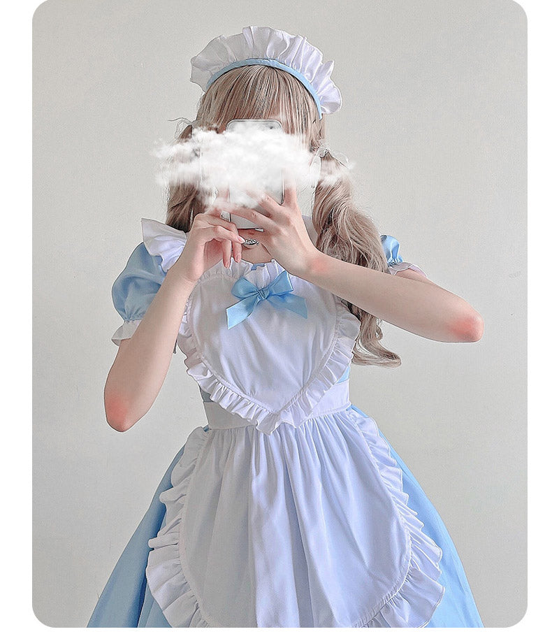メイド服 子供 コスプレ 3点セット レディース ハロウィン メイド ロリータ 親子 お揃い 女の子 ハロウィンコスプレ キッズ ワンピース コスチューム 可愛い お姫様 大人 仮装 コスプレ衣装 かわいい ハロウィーン パーティー イベント