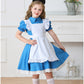 メイド服 子供 コスプレ 4点セット レディース ハロウィン メイド ロリータ 女の子 ハロウィンコスプレ キッズ ワンピース コスチューム 可愛い お姫様 大人 仮装 コスプレ衣装 かわいい ハロウィーン パーティー イベント 演出服