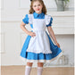 メイド服 子供 コスプレ 4点セット レディース ハロウィン メイド ロリータ 女の子 ハロウィンコスプレ キッズ ワンピース コスチューム 可愛い お姫様 大人 仮装 コスプレ衣装 かわいい ハロウィーン パーティー イベント 演出服
