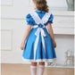 メイド服 子供 コスプレ 4点セット レディース ハロウィン メイド ロリータ 女の子 ハロウィンコスプレ キッズ ワンピース コスチューム 可愛い お姫様 大人 仮装 コスプレ衣装 かわいい ハロウィーン パーティー イベント 演出服