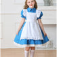 メイド服 子供 コスプレ 4点セット レディース ハロウィン メイド ロリータ 女の子 ハロウィンコスプレ キッズ ワンピース コスチューム 可愛い お姫様 大人 仮装 コスプレ衣装 かわいい ハロウィーン パーティー イベント 演出服