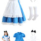 メイド服 子供 コスプレ 4点セット レディース ハロウィン メイド ロリータ 女の子 ハロウィンコスプレ キッズ ワンピース コスチューム 可愛い お姫様 大人 仮装 コスプレ衣装 かわいい ハロウィーン パーティー イベント 演出服