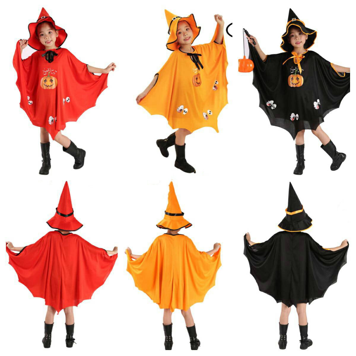 ハロウィン マント コスプレ 子供用 キッズ メンズ レディース 魔女 送料無料 魔法使い レッド 赤 オレンジ ブラック 黒 マジシャン パーティ ハロウィン衣装 学際 学芸会 手品 仮装 宴会 衣装 コスチューム 発表会 お遊戯会 幼稚園 小学校 グッズ