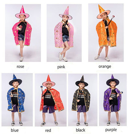 ハロウィン マント コスプレ 大人用 子供用 キッズ メンズ レディース 魔女 送料無料 魔法使い レッド 赤 パープル 紫 ブラック 黒 マジシャン パーティ ハロウィン衣装 学際 学芸会 手品 仮装 宴会 衣装 コスチューム 発表会 お遊戯会 幼稚園 小学校 グッズ