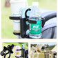 【短納期】ベビーカー ドリンクホルダー  ホルダー 3in1 2in1 スマホホルダー 折りたたみ コンパクト飲み物 ベビーカードリンクホルダー 軽量 カップホルダー 便利 ボトルホルダー ペットボトル 哺乳瓶 バギー ベビーカーグッズ 折りたためる 改札 出産準備  おしゃれ ギフト