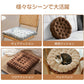 シート ビスケット型 クッション 座面 椅子 座布団 極厚 丸型 40x40cm イス ざぶとん フロアクッション チェアパッド 体圧分散 低反発 高反発 北欧 ダイニングチェア おしゃれ 子供 お尻 背もたれ 椅子用 車用 両用 子供部屋 シンプル 韓国風 ふわふわ 面白い テレワーク