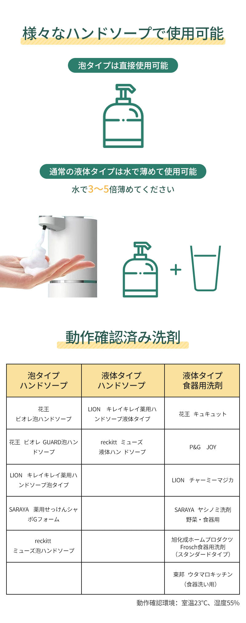 オートソープディスペンサー ハンドソープ ディスペンサー ソープディスペンサー 自動 泡 液体 壁掛け 充電 食器洗剤 自動ディスペンサー ハンドソープ  泡ソープ 食器用洗剤 スリム 防水 浮かせる 充電式 おしゃれ かわいい  ソープ 石鹸 オフィス 防水 電動 コンパクト