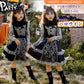 ハロウィン コスプレ 魔女 ゴスロリ ハロウィン 仮装 小悪魔 コスチューム キッズ ゾンビ 魔法使い 魔法子ども ハロウィン衣装 ブラック コスプレ衣装 cosplay ゴスロリ 吸血鬼 悪魔 キュートワンピ 家遊び　パーティー ロリータ