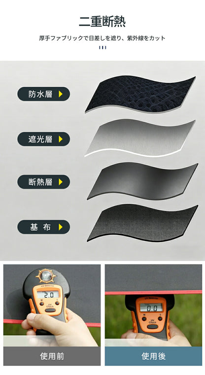 釣り用傘 フィッシングパラソル パラソル 釣り 傘 日傘 雨傘 ビーチパラソル 釣り用品 防水 防風 日除け 遮光断熱  360度回転 収納袋付き 角度調節 UVカット日よけ 大型 雨天兼用 アウトドア パイプ直径25mm 大きい 黒 角度調節