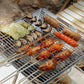 焚き火台 コンパクト バーベキューコンロ 折りたたみ式 ソロ ミニ焚き火台 軽量 bbqコンロ 小型 ファイアグリル ステンレス製 アウトドア 焚火台 高さ調整 焚き火グリル グリル 網 キャンプ用品 ファミリーキャンプ キャンプギア ファミリー 焚き火 BBQ コンロ