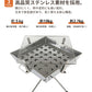 焚き火台 コンパクト バーベキューコンロ 折りたたみ式 ミニ 焚き火グリル 軽量 ファイアグリル 小型 bbqコンロ ステンレス製 アウトドア グリル 網 キャンプ用品 ファミリーキャンプ ファミリー コンロ