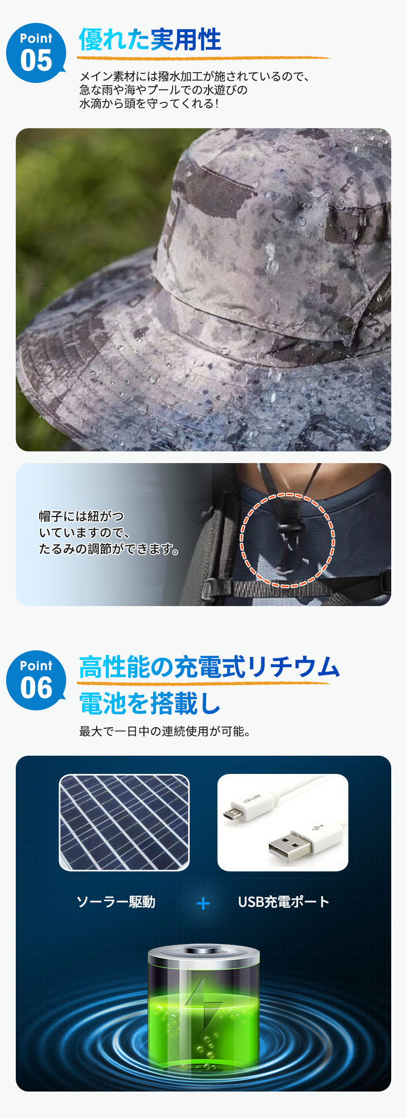 日よけ帽子 扇風機付き 帽子 ソーラー充電 軽量 ファン付きハット 男女兼用 日焼け防止 メンズ 日除け帽子 ファン帽子 uvカット帽子 つば広帽子 サンバイザー 暑さ対策 夏用 おしゃれ 熱中症対策 アウトドア