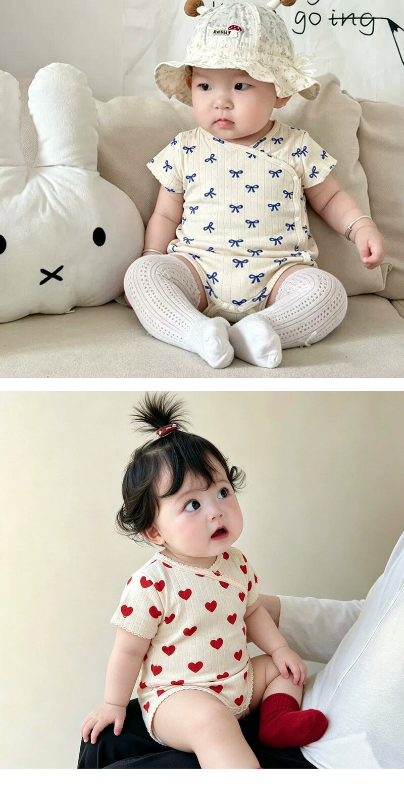 ロンパース 半袖 前開き 男の子 女の子 肌着 白 春 夏 ベビー 半袖ロンパース 綿 ナチュラル ベビー服 子供服 半そで 新生児 赤ちゃん 全開き お部屋着 夏服 出産祝い 可愛い シンプル コットン 男女兼用 かわいい