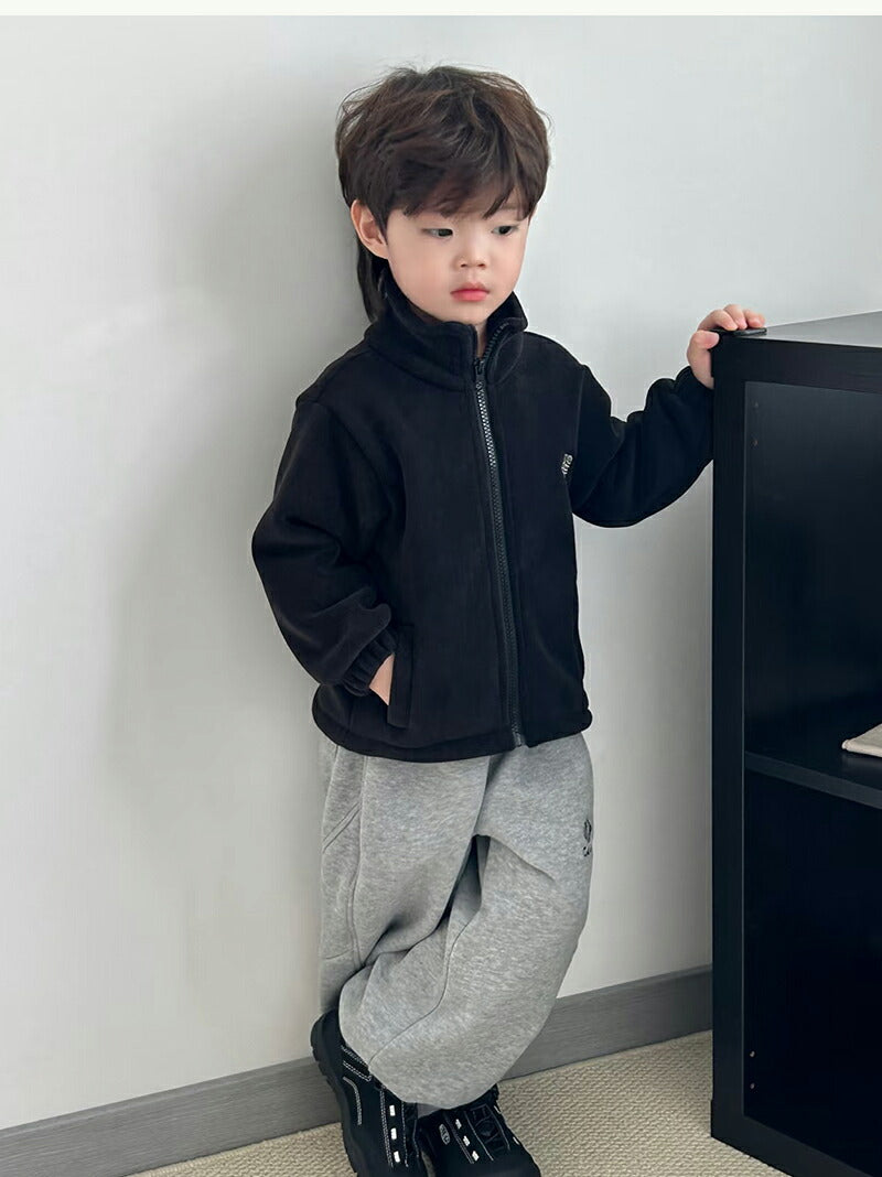 洗える 子供服 ジャケット キッズ アウトドア ベビー アウター ボアジャケット 男の子 女の子 キッズ チップス ブルゾン フリース トップス 裏ボア フードなし あったか 柔らかい 防寒 かわいい 春 秋 冬