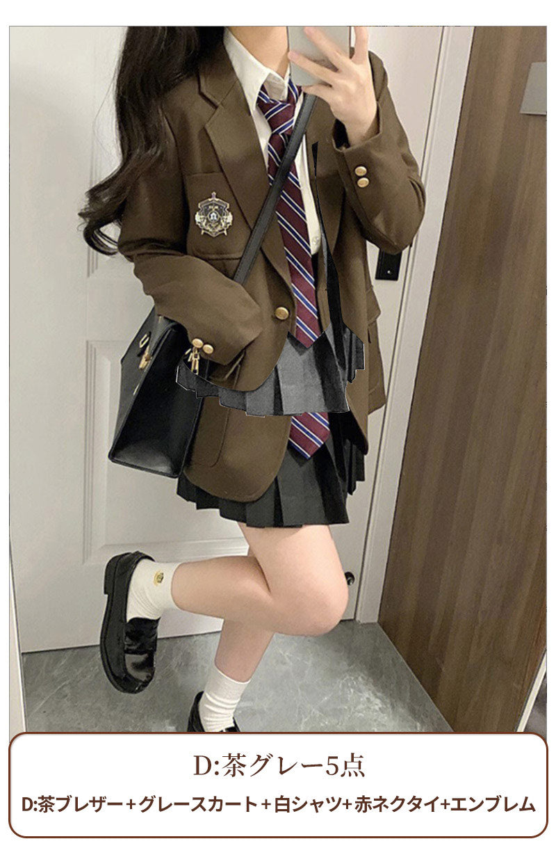卒業式 スーツ 女の子 5点セット スーツ女の子 フォーマルスーツ 子供スーツ jk制服 高校生 小学生 小学校 女子高生 XSgirlsuit-001