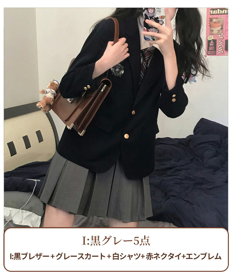 卒業式 スーツ 女の子 5点セット スーツ女の子 フォーマルスーツ 子供スーツ jk制服 高校生 小学生 小学校 女子高生 XSgirlsuit-001