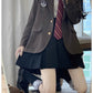 卒業式 スーツ 女の子 5点セット スーツ女の子 フォーマルスーツ 子供スーツ jk制服 高校生 小学生 小学校 女子高生 XSgirlsuit-001