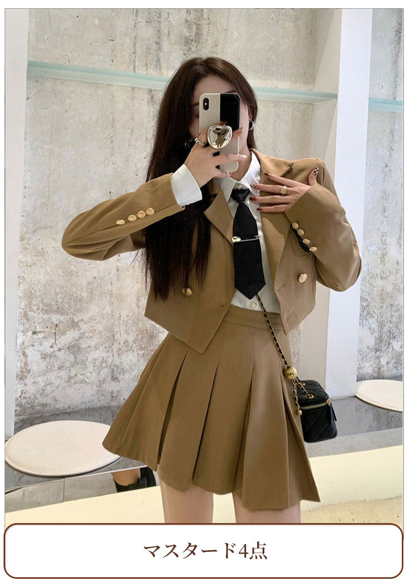 卒業式 スーツ 女の子 4点セット スーツ女の子 フォーマルスーツ 子供スーツ jk制服 高校生 小学生 小学校 女子高生 XSgirlsuit-002