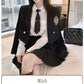卒業式 スーツ 女の子 4点セット スーツ女の子 フォーマルスーツ 子供スーツ jk制服 高校生 小学生 小学校 女子高生 XSgirlsuit-002