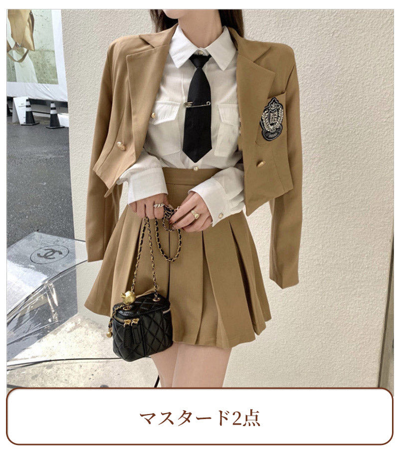 卒業式 スーツ 女の子 4点セット スーツ女の子 フォーマルスーツ 子供スーツ jk制服 高校生 小学生 小学校 女子高生 XSgirlsuit-002