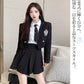 卒業式 スーツ 女の子 4点セット スーツ女の子 フォーマルスーツ 子供スーツ jk制服 高校生 小学生 小学校 女子高生 XSgirlsuit-002