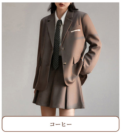 卒業式 スーツ 女の子 2点セット スーツ女の子 フォーマルスーツ 子供スーツ jk制服 高校生 小学生 小学校 女子高生 XS S M L XL XXL キッズ ジャケット ブラウス チェックスカート フォーマル 制服 リボン 中学生 スカート 2点セット