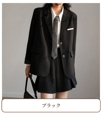 卒業式 スーツ 女の子 2点セット スーツ女の子 フォーマルスーツ 子供スーツ jk制服 高校生 小学生 小学校 女子高生 XS S M L XL XXL キッズ ジャケット ブラウス チェックスカート フォーマル 制服 リボン 中学生 スカート 2点セット