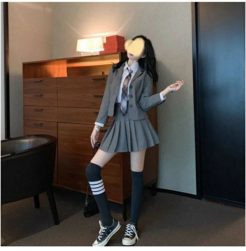 卒業式 スーツ 女の子 大きいサイズ 韓国 卒服 女の子 ネクタイ フォーマル 制服 プレザー スカート 子供服 キッズ 小学生 プレザー 入学式 フォーマル 卒業式 スーツ 女の子 ネクタイ ジャケット 七五三 ブラウス スーツ