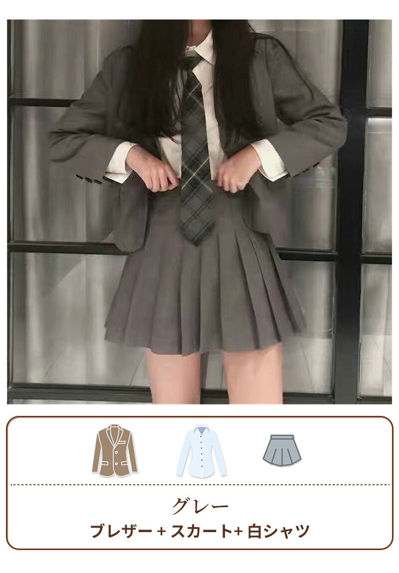卒業式 スーツ 女の子 大きいサイズ 韓国 卒服 女の子 ネクタイ フォーマル 制服 プレザー スカート 子供服 キッズ 小学生 プレザー 入学式 フォーマル 卒業式 スーツ 女の子 ネクタイ スーツ ジャケット ブラウス 七五三