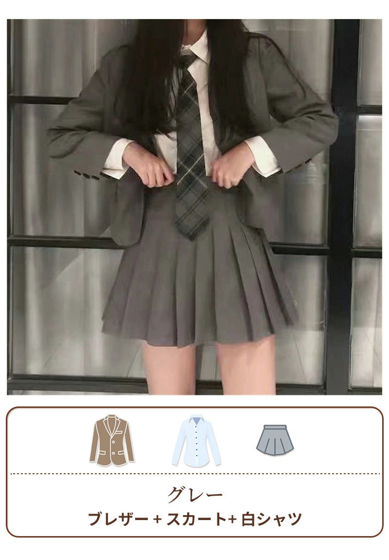 卒業式 スーツ 女の子 大きいサイズ 韓国 卒服 女の子 ネクタイ フォーマル 制服 プレザー スカート 子供服 キッズ 小学生 プレザー 入学式 フォーマル 卒業式 スーツ 女の子 ネクタイ ジャケット 七五三 ブラウス スーツ
