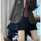 卒業式 スーツ 女の子 5点セット フォーマルスーツ スーツ女の子 子供スーツ キッズスーツ jk制服 子供服 高校生 小学生 小学校 女子高生 卒園式 入学式 学園祭 ジャケット スカート リボン ブラウス スカート 中学生 XS S M L XL XXL 150 160 165