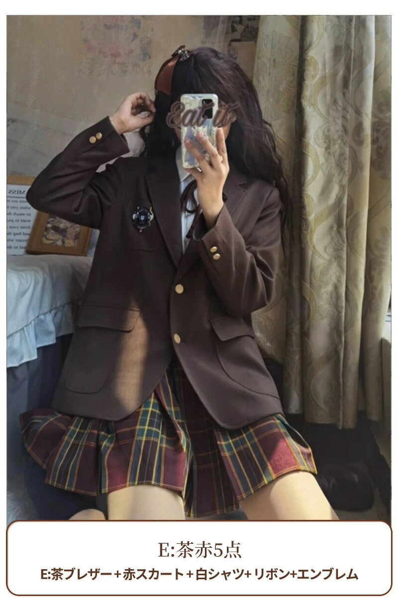 卒業式 スーツ 女の子 5点セット フォーマルスーツ スーツ女の子 子供スーツ キッズスーツ jk制服 子供服 高校生 小学生 小学校 女子高生 卒園式 入学式 学園祭 ジャケット スカート リボン ブラウス スカート 中学生 XS S M L XL XXL 150 160 165
