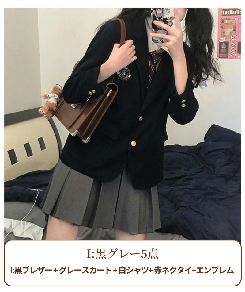 卒業式 スーツ 女の子 5点セット フォーマルスーツ スーツ女の子 子供スーツ キッズスーツ jk制服 子供服 高校生 小学生 小学校 女子高生 卒園式 入学式 学園祭 ジャケット スカート リボン ブラウス スカート 中学生 XS S M L XL XXL 150 160 165