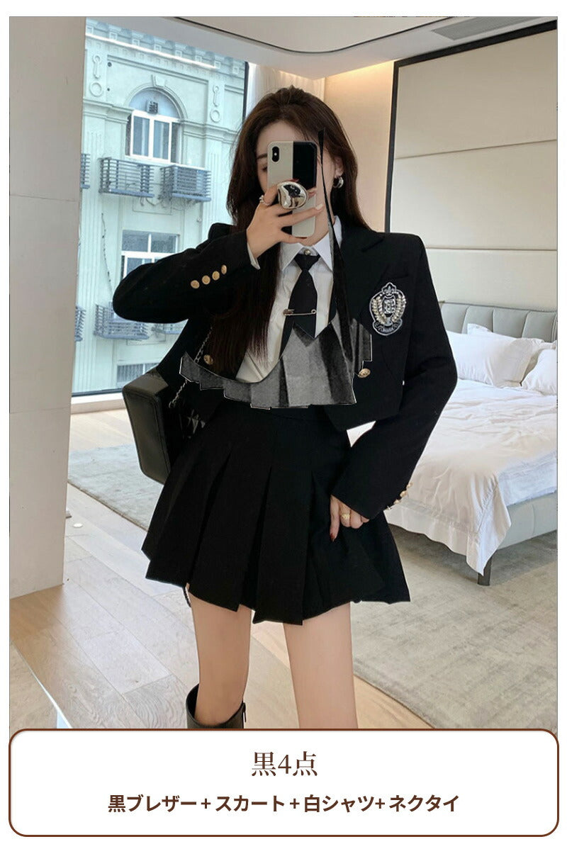 卒業式 スーツ 女の子 4点セット フォーマルスーツ スーツ女の子 子供スーツ キッズスーツ jk制服 子供服 高校生 小学生 小学校 女子高生 卒園式 入学式sutu-1002
