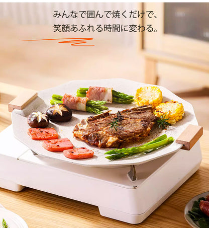 マルチグリドル マルチグリドルパン IH対応 鉄板 軽量 フライパン グリドルパン 多機能 便利 グリルプレート コンパクト グリルパン アウトドア 直火 調理器具 バーベキュー キャンプ ギフト 父の日 キャンプ用品