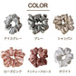 シルク シュシュ ボリューム 50mm シルク100% 23匁 3本セット 6Aシルク 大人っぽい 大きめ 大人 シンプル ヘアゴム ヘアアク セサリー 髪留めhairbard-001