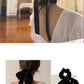 ベロア リボン ヘアゴム ベロアリボン ヘアアクセ シュシュ 大きめ ロングリボン ヘアアクセサリー シュシュ ベルベット ビックリボン まとめ髪 流行 韓国風 韓国 お呼ばれ デート ブラック 髪飾り 髪留め 卒業式 入学式 七五三 発表会 結婚式 おしゃれ かわいい