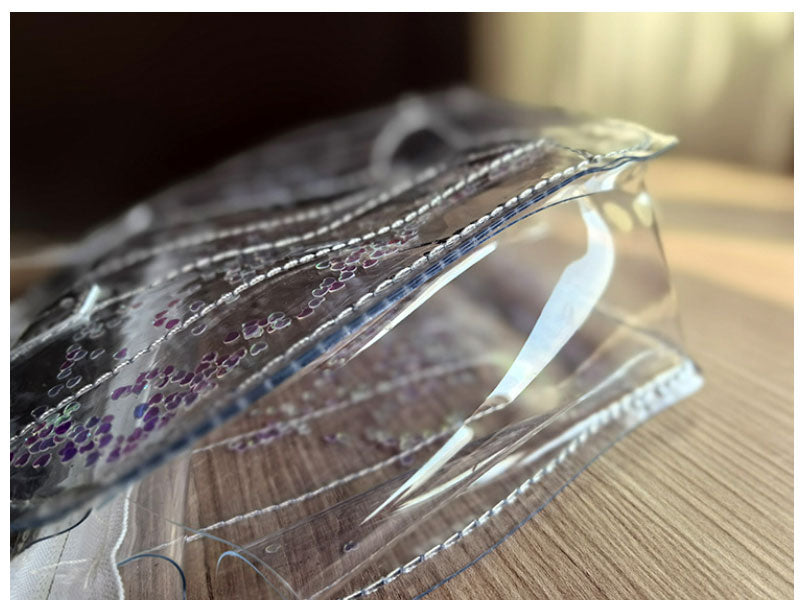 プールバッグ 女の子 キッズ 子供 プールバック 貝殻柄 シースルーバッグ 可愛い かわいい  レディー 小学生 低学年  高学年 ジュニア ビーチバッグ プーhandbag-003