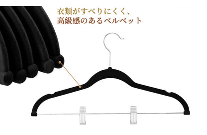クリップハンガー10本 20本 30本 強力クリップ　フロッキー加工 スカートハンガー　ズボン ハンガー 滑らない　かたくずれ防止 跡がつかないハンガー ボトムハンガー スラックスハンガー ハンガーラック ズボンハンガー 洗濯   収納 人気  ピンチ 引っ越し  省スペース