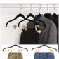 クリップハンガー10本 20本 30本 強力クリップ　フロッキー加工 スカートハンガー　ズボン ハンガー 滑らない　かたくずれ防止 跡がつかないハンガー ボトムhanger-ab-03