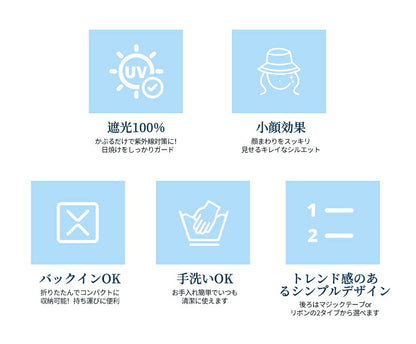 【10%ポイントバック★11日終了】帽子 レディース 遮光100％ UVカット 小顔効果 つば広 折りたたみ ハット 日よけ かぶる日傘 サイズ調整 無地 春 夏 涼しい 運動会 旅行 レジャー 日除け帽子 大きいサイズ 紫外線カット ガーデニング プレゼント 熱中症対策 おすすめ 母の日